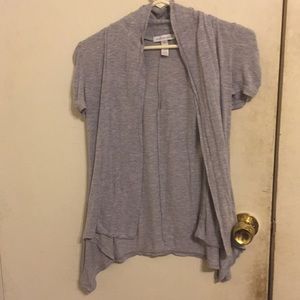 Gray cardigan